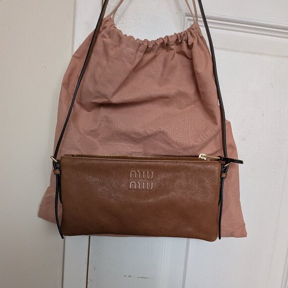 miu miu small nappa leather pouch - Picture 1 of 15